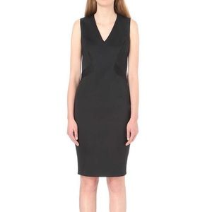 Ted Baker black V-neck sheath dress size 0